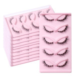 5 pairs together Wholesale popular colored eyelashes from the original factory false eyelashes