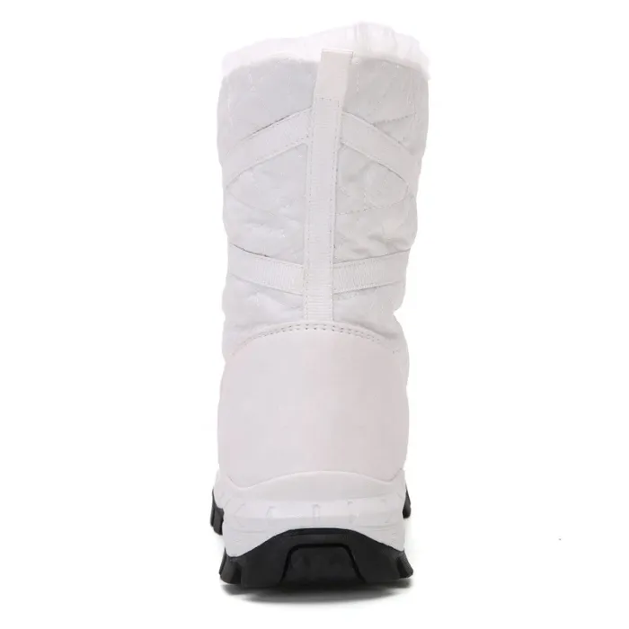 Wholesale Custom Logo Waterproof Outdoor Women'S Winter Fur Boots Fashion Warmth Snow Boots For Ladies