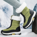 Manufacturers wholesaleby new fashion winter snow boots for woman Thickened plush waterproof platform snow boots 2023