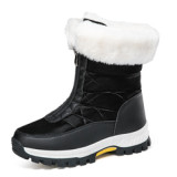 Manufacturers wholesaleby new fashion winter snow boots for woman Thickened plush waterproof platform snow boots 2023