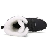 Wholesale Custom Logo Waterproof Outdoor Women'S Winter Fur Boots Fashion Warmth Snow Boots For Ladies