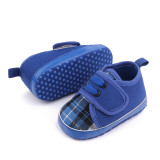 Wholesale factory price hook&loop canvas baby toddler shoes soft sole infant newborn shoes
