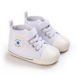 Baby shoes rubber sole non-slip canvas shoes ODM 0-1 years for boys and girls toddler shoes