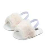 Newborn Sandals Fur Unicorn Design Baby Walker for 0-1T Baby Casual Shoes