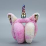 Wholesale Fashion Trendy Ear Warmer Furry Colorful Personalized Funny Cartoon Unicorn Cute Adult Unisex Ear Muffs