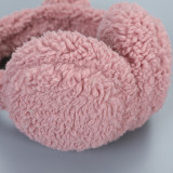 Tiktok Cute Bear Ears Plush Earmuffs Cartoon Animals Winter Warm Ear Warmers Women Men Faux Furry Earmuffs Headband Ear Covers