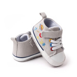 Autumn and Spring Casual Canvas Baby Walking Shoes Soft Sole Anti Slip