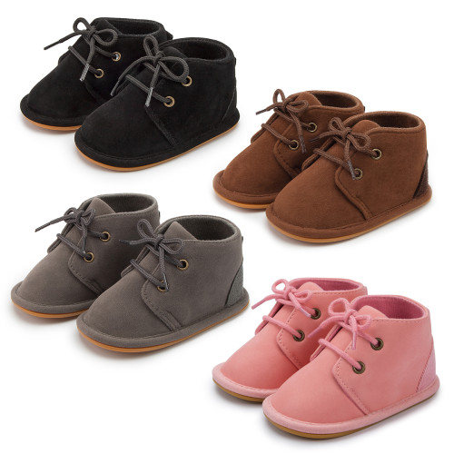 New arrival Soft rubber bottom Toddler Faux Suede Baby Girl Boy Boots Winter Infant Baby Boots