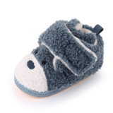 Autumn and winter warm baby toddler shoes non-slip rubber soled  for baby boys and baby girls indoor cotton shoes