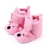 Wholesale 3D Cartoon Animal Cold Winter Baby Cotton Shoes High Top baby Warm Shoes Outdoor Walking Toddler Shoes