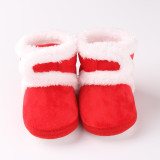 New arrival candy color warm  Plush baby winter shoes baby cotton soft sole winter boots