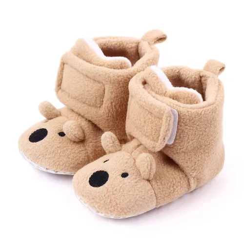 Wholesale 3D Cartoon Animal Cold Winter Baby Cotton Shoes High Top baby Warm Shoes Outdoor Walking Toddler Shoes