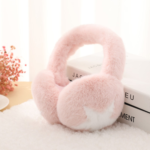 Cheap warm women foldable winter fur ear muffs for girls