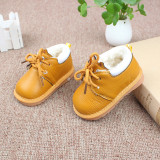 The Latest Popular 100% real Cotton Rubber Outsole Baby Casual Shoes