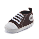 Baby High top Canvas Shoes Wear-resistant Breathable Flat-bottom Anti-fall Baby Casual Shoes