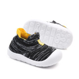 Kid shoes sock shoes spring and autumn slip-on ankle-covered soft cotton children indoor walking shoes