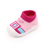 Spring and autumn Baby Soft PU Anti Slip Breathable Baby Casual Walking Shoes