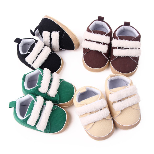 Spring and autumn cute soft cotton baby walking shoes