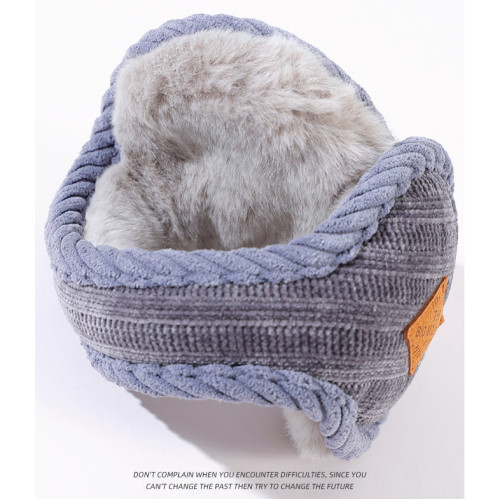 Hot Wholesale Ear Muffs Supplier Winter Warmers Protection Wear Folded Lambswool Plush Fleece Earmuff
