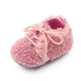 New Style Autumn & Winter Warm Plush Prewalker Baby Shoes Unisex