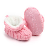 New arrival winter crochet baby shoes newborn shoes