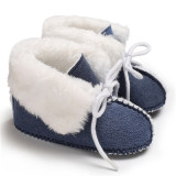 Wholesale Winter Warm Infant Boots Skin-friendly Plush Strong Slip-resistance Baby Boots