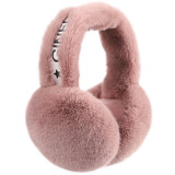 Wholesale high quality fashion cute soft fluffy thicken fur warm winter folding women earmuffs