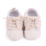 New Style Autumn & Winter Warm Plush Prewalker Baby Shoes Unisex
