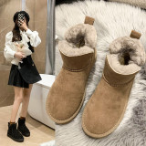 Customized Winter New Women's Plush Casual Snow Boots Factory Price Comfortable Short Snow Boots For Men And Women