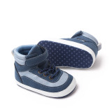 Spring autumn soft leather baby toddler boy shoes prewalker shoes 2023