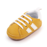 Spring and autumn soft soles PU lace-up walking shoes casual baby boy shoes