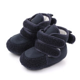 Winter Snow Baby Boots  Warm Fluff Balls Indoor Cotton Soft Rubber Sole Infant Newborn Toddler Baby Shoes
