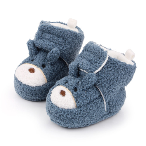 Winter New Arrival Organic Cotton Warm Newborn Infant Booties Soft Comfort Coral Fleece Boys Girls Toddler Baby Shoes
