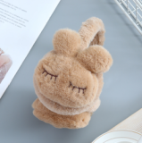 Custom Cartoon Earmuffs Winter Warmth Furry Mimi Rabbit Plush Child's Folding Ear Muffs