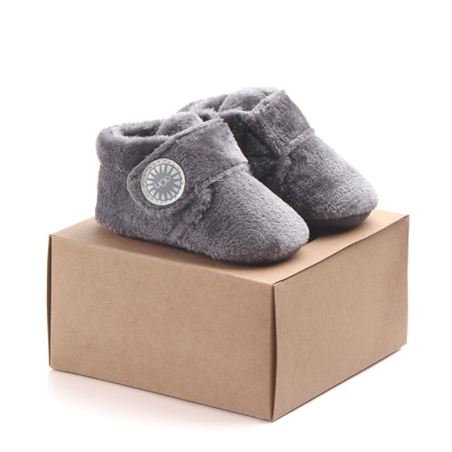 New arrival high quality coral velvet winter baby shoes booties