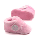 New arrival high quality coral velvet winter baby shoes booties