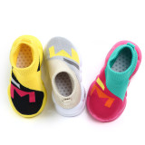 Kid Shoes Sock Shoes Soft Cotton Slip-on Rubber Sole 1-3 Years Kid Outdoor Walking Casual Shoes Unisex for Boys and Girls 2023