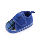 Wholesale factory price hook&loop canvas baby toddler shoes soft sole infant newborn shoes
