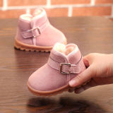 Infant Toddler Shoes Winter Warm Plush Baby Girls Boys Snow Boots Outdoor Comfortable Soft Bottom Non-slip Children Kids Boots