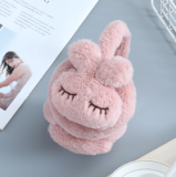 Custom Cartoon Earmuffs Winter Warmth Furry Mimi Rabbit Plush Child's Folding Ear Muffs