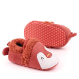 Baby Boys Girls Soft Plush Slippers Animal Boots Toddler Infant Crib Shoes Winter House Shoes