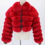 Factory Direct Wholesale Fur Coat Women Natural Fur Coat Real Fox Jacket winter genuine fox fur coat