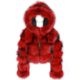 New Design Modern Fashion Plus Size Fluffy Fall Warm Trendy Faux Winter Ladies Winter Coat Women fur jacket