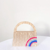 Luxury handbag purse acrylic ladies women's clutch bag evening bags