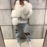 Wholesale Warm Faux fur coat fur jacket for women