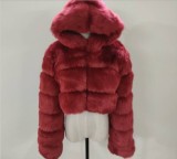 New Design Modern Fashion Plus Size Fluffy Fall Warm Trendy Faux Winter Ladies Winter Coat Women fur jacket