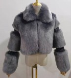 Wholesale Warm Faux fur coat fur jacket for women