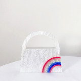 Luxury handbag purse acrylic ladies women's clutch bag evening bags