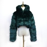 New Design Modern Fashion Plus Size Fluffy Fall Warm Trendy Faux Winter Ladies Winter Coat Women fur jacket