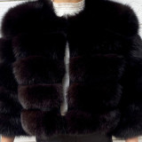 Women's Coats Real Fur Coat Natural Fox fur Jacket Removable Hood Wholesale Customization Women's Fur Coats